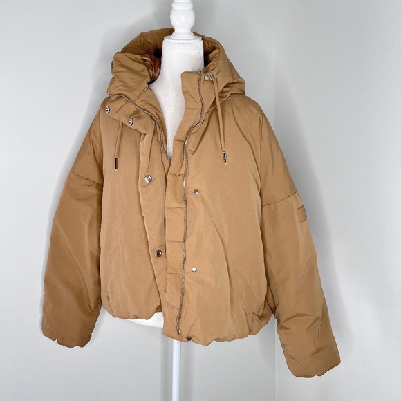 CALIA Nonbaffled Hooded Jacket Tan Nude XXL - Picture 2 of 8